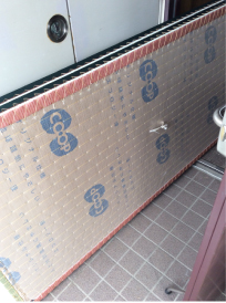 新調した畳は『熊本八代産・国産畳　室町』。イ草の香りが さわやかです！>