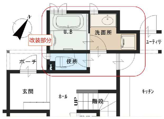 ＜施工前＞