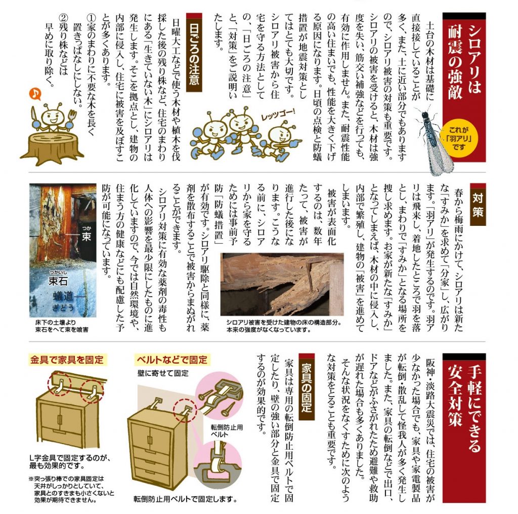 「住まいの耐震」の画像
