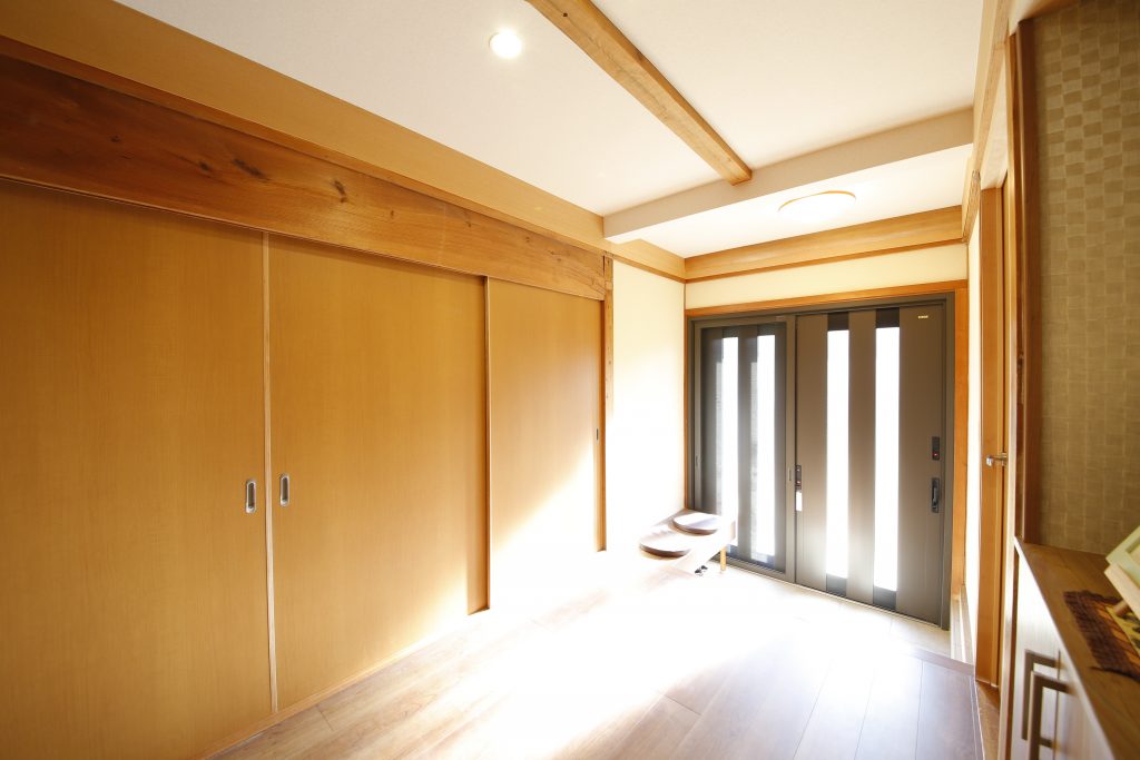 来客用に談話コーナーを設置>