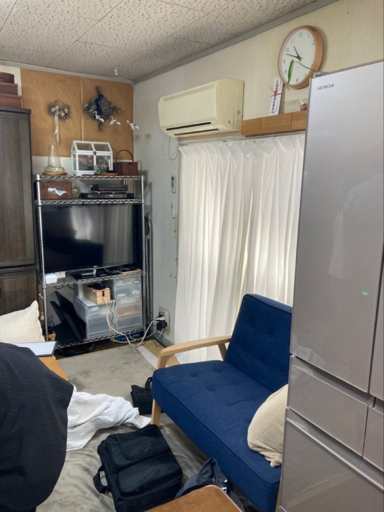 施工前（ダイニングキッチン）>