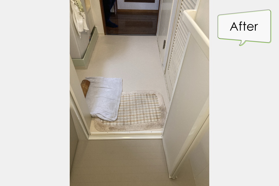 【施工後】段差が小さくなり、安全に>