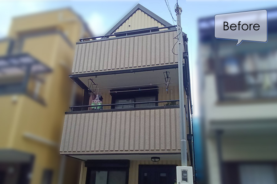 【施工前】建物正面>