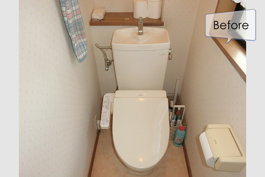 【施工前】2階トイレ>