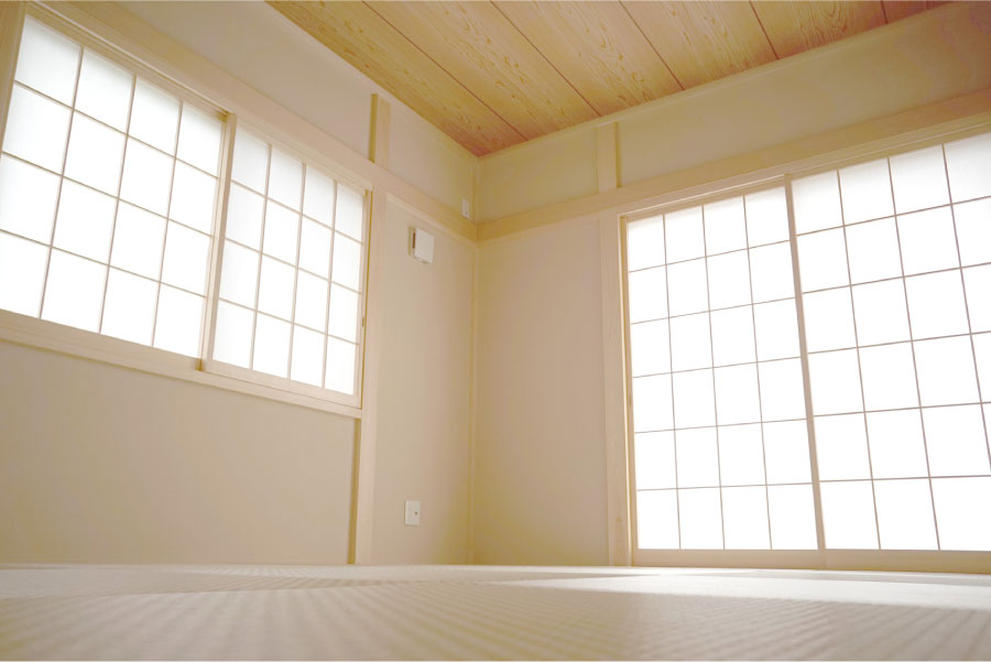 障子も襖と並び、日本の伝統的な建具で、光ふすま・障子のリフォームの画像