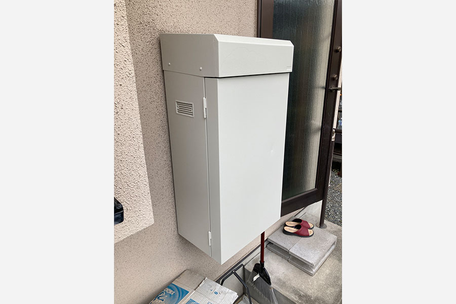 塗装後_キッチンシューターの塗装工事