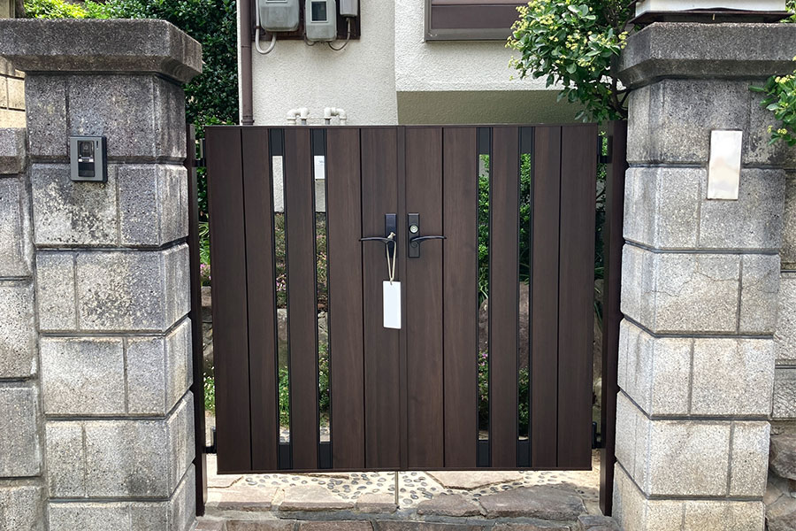 メイン_門扉のリフォーム工事