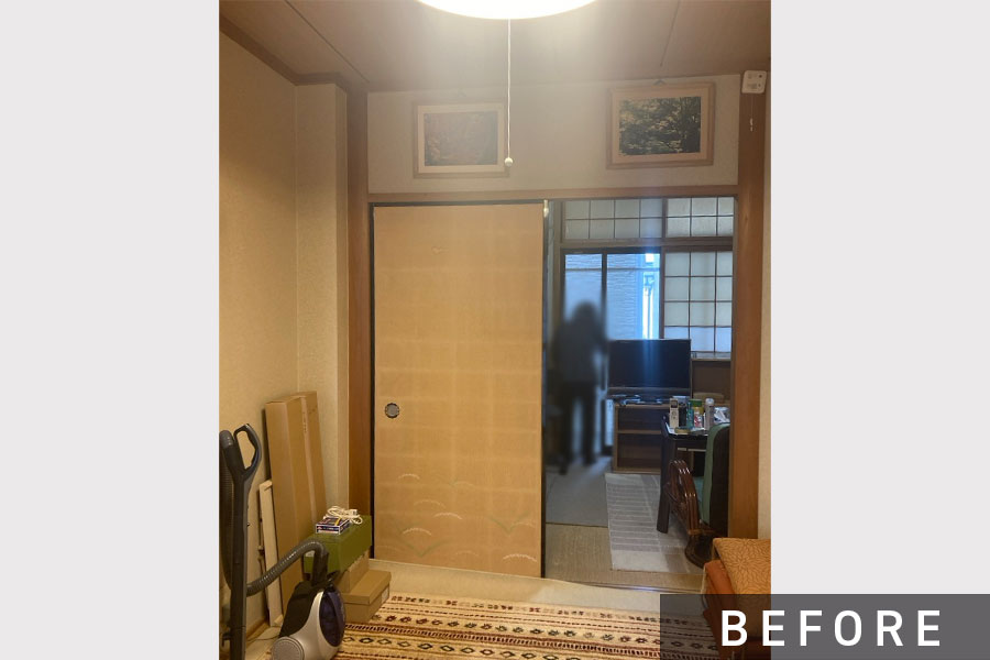施工前の建具>