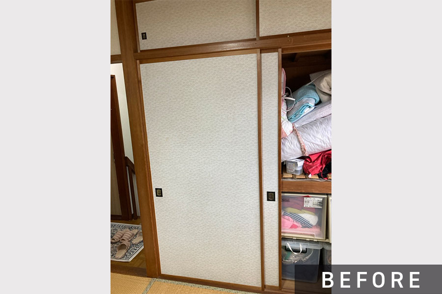 施工前は押し入れでした。>