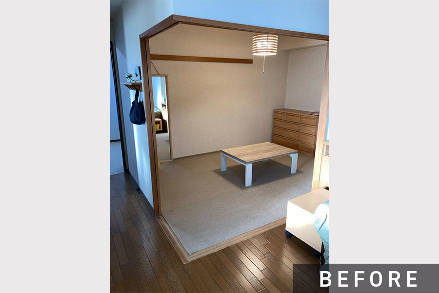 施工前の和室>