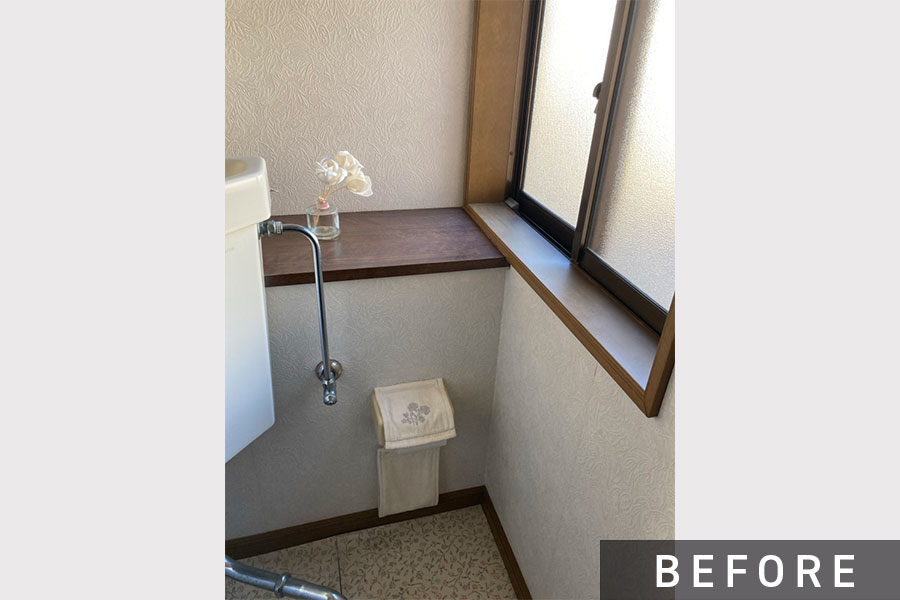 施工前はカウンターがありました。>