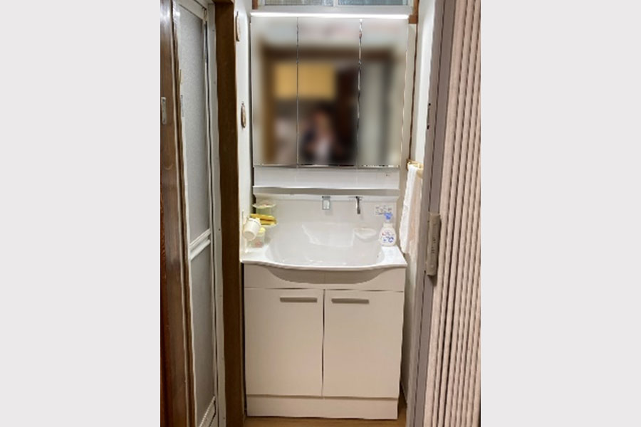 洗面台の取替工事