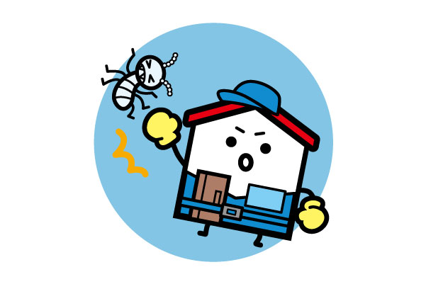 シロアリ予防のポイントの画像