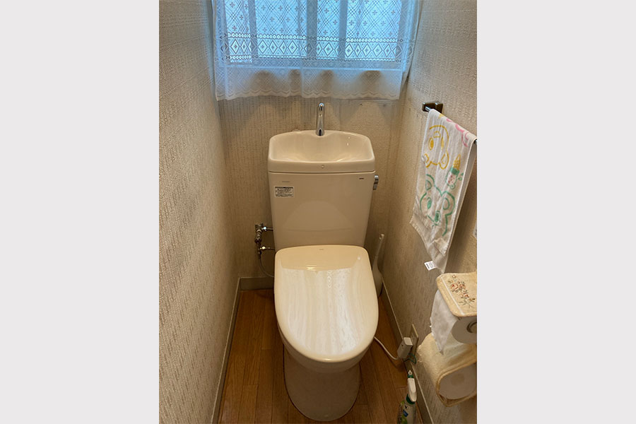 隅付きトイレからのリフォーム