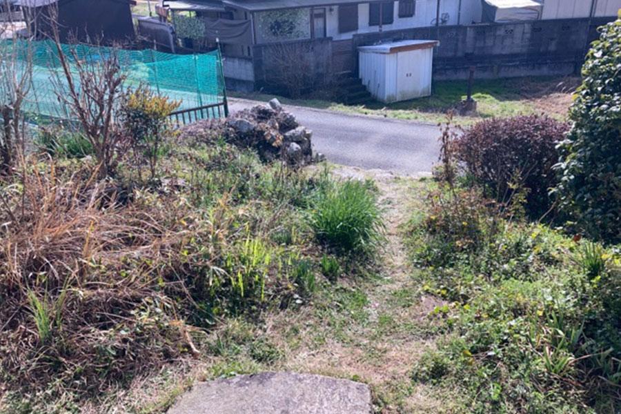 施工前のアプローチ>