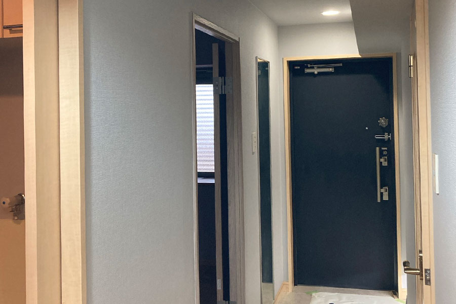 中古マンションの壁紙（クロス）・床リフォーム工事