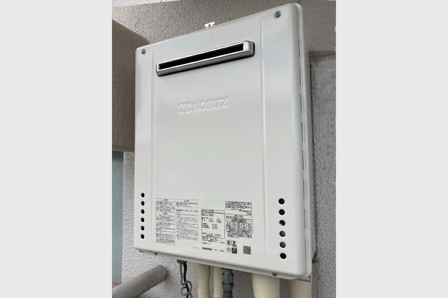マンションの給湯器交換工事