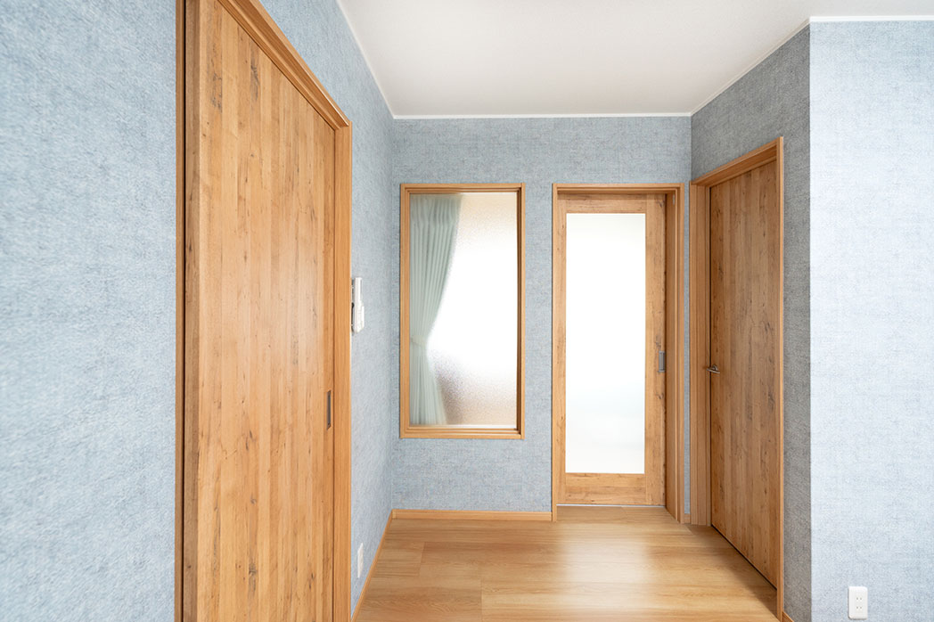 ご主人がこだわられた壁紙。