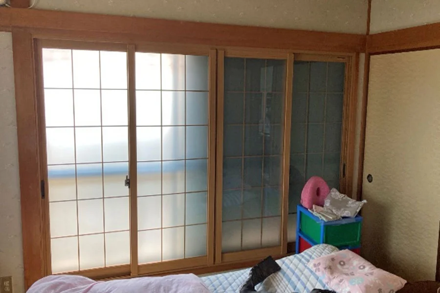和室やすべり出し窓の内窓リフォーム