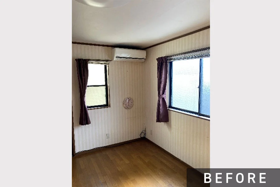 施工前の洋室の窓>