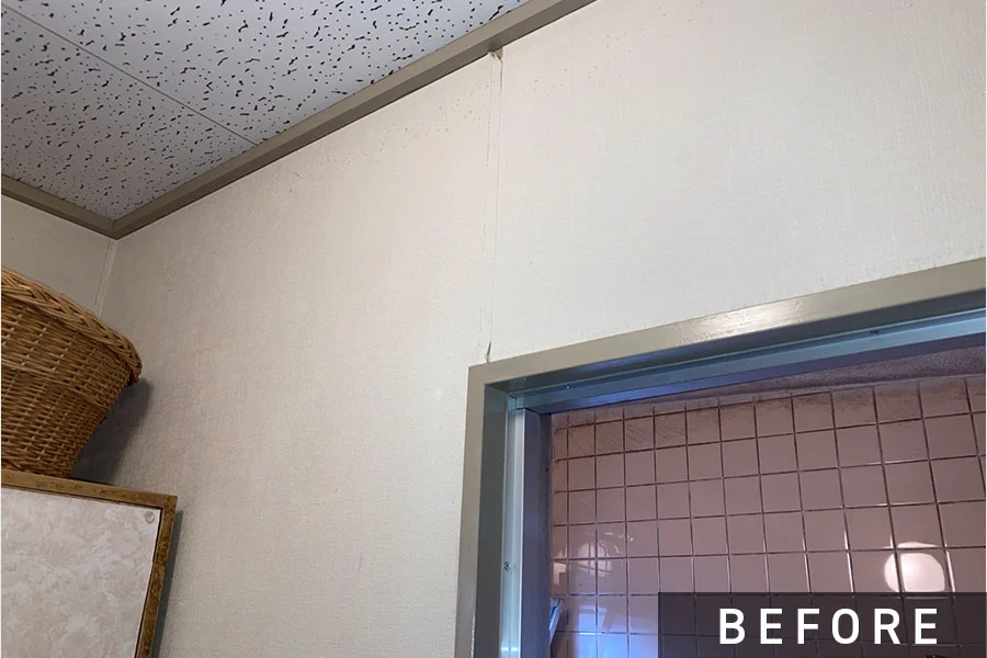 施工前の出入口>