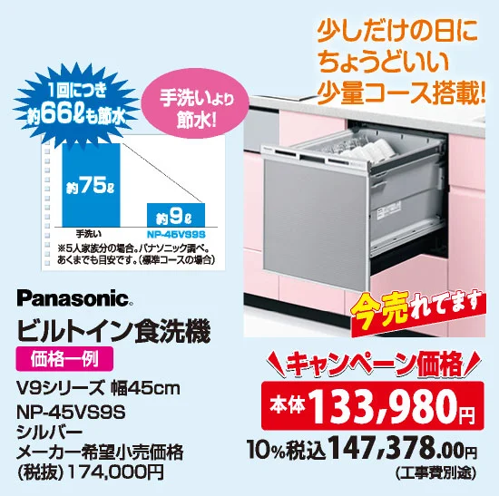 Panasonic ビルトイン食洗器