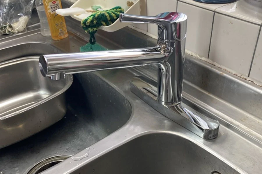 キッチン水栓の取替