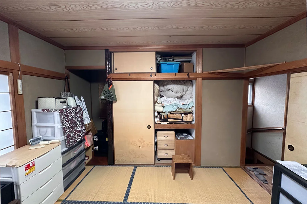 施工前の2階・和室東側>