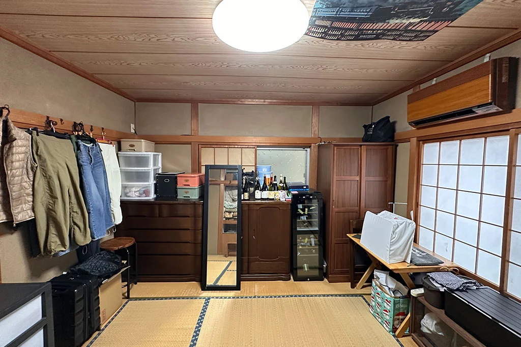 施工前の2階・和室西側>